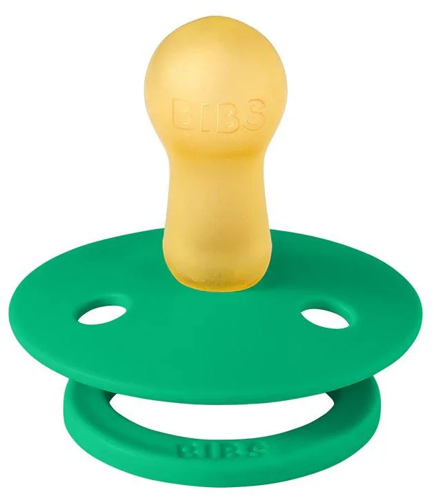 Set 2 suzete rotunde din latex BIBS Studio Colour Polka dot Petal/Cactus (0-6 luni) foto