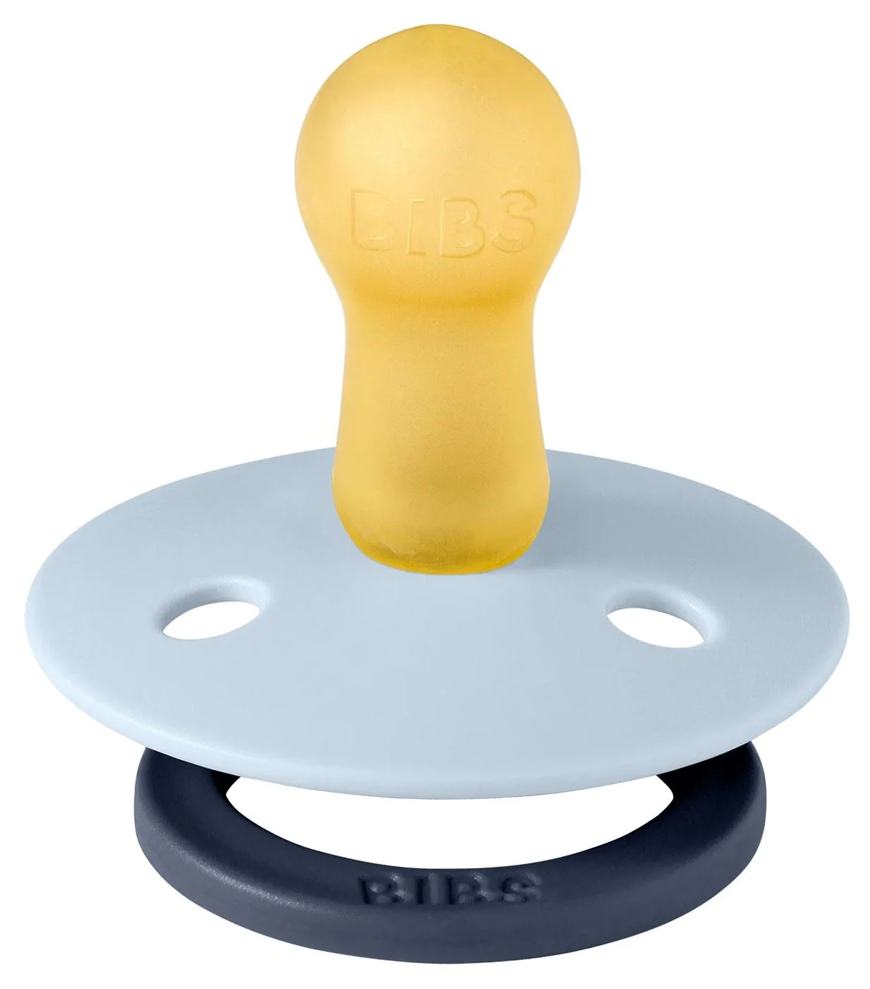 Set 2 suzete rotunde din latex BIBS Studio Colour Baby Blue Petrol mix (6-18 luni) foto