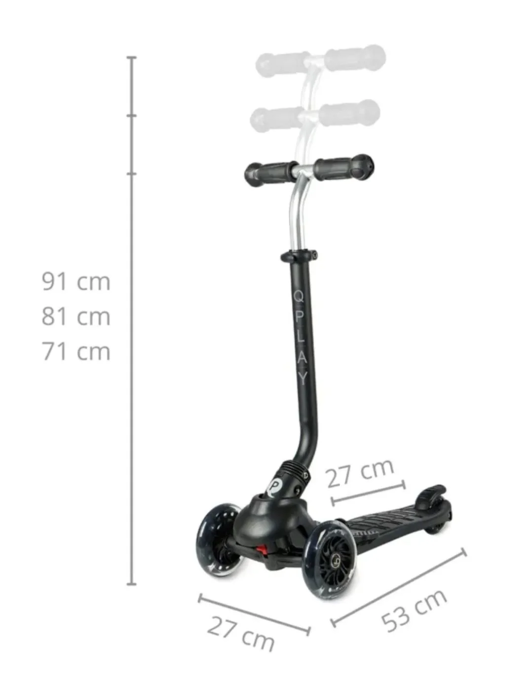 Trotineta Qplay Sema Pro Negru foto