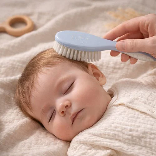 Щётка и гребень для волос Babyono Beige foto