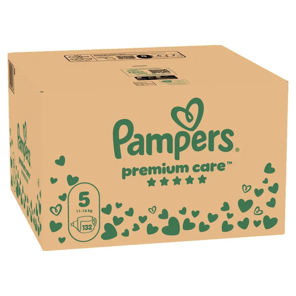 Scutece Pampers Premium Care 5 XXL Box (11-16 kg), 132 buc. foto