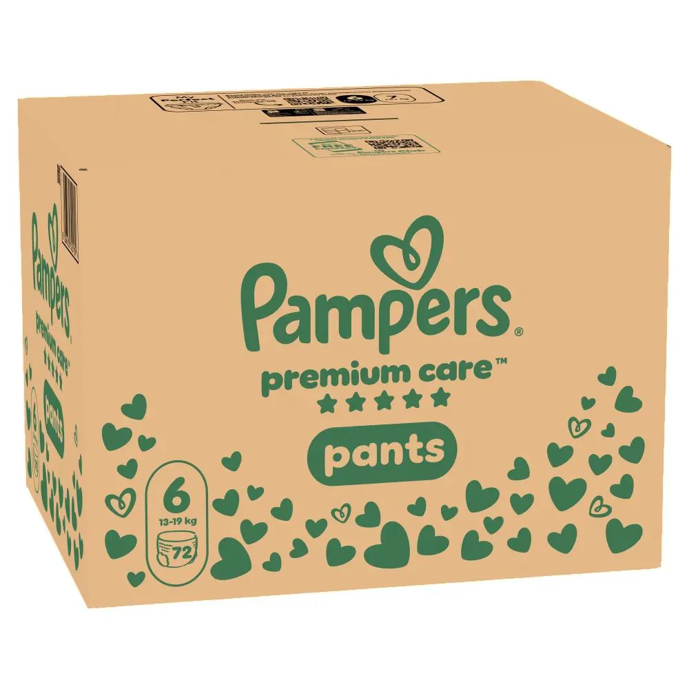 Трусики-подгузники Pampers Premium Care Pants 6 XXL Box (15+ кг), 72 шт. foto