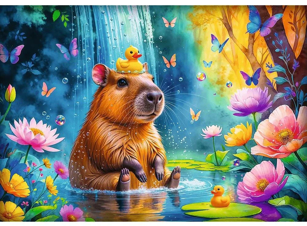 Puzzle Trefl Capybara, 1000 el. foto