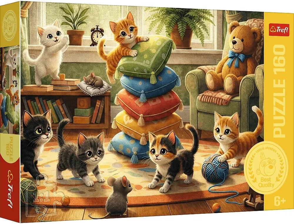 Пазл Trefl Проделки котят, 160 эл. foto
