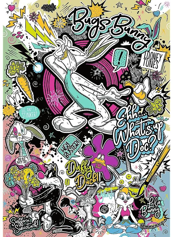 Puzzle Trefl Premium Plus Looney Tunes, 1000 el. foto
