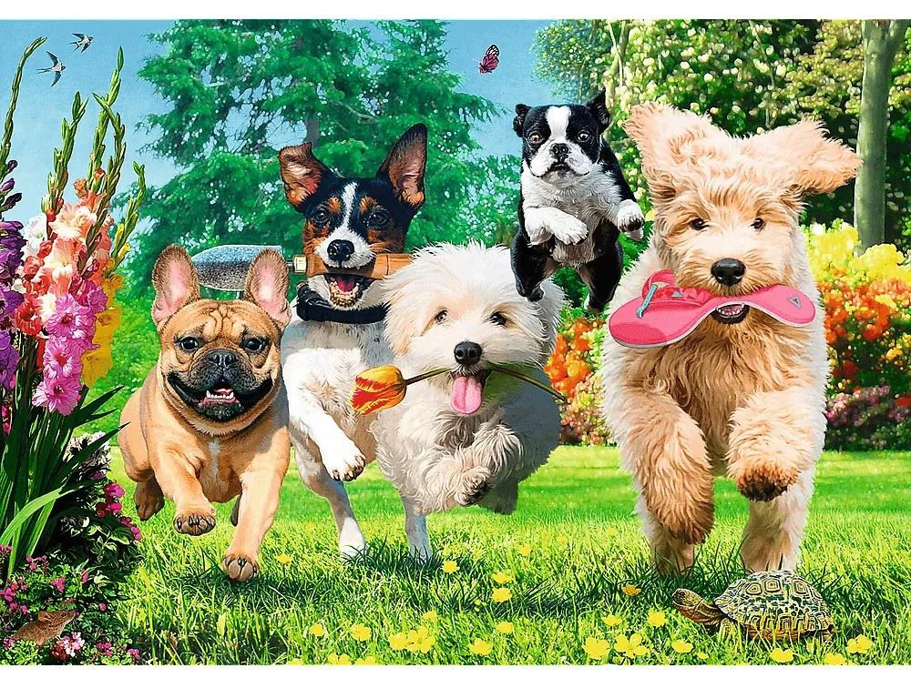 Puzzle Trefl Premium Plus Tea Time: Here Comes Trouble, 1000 el. foto
