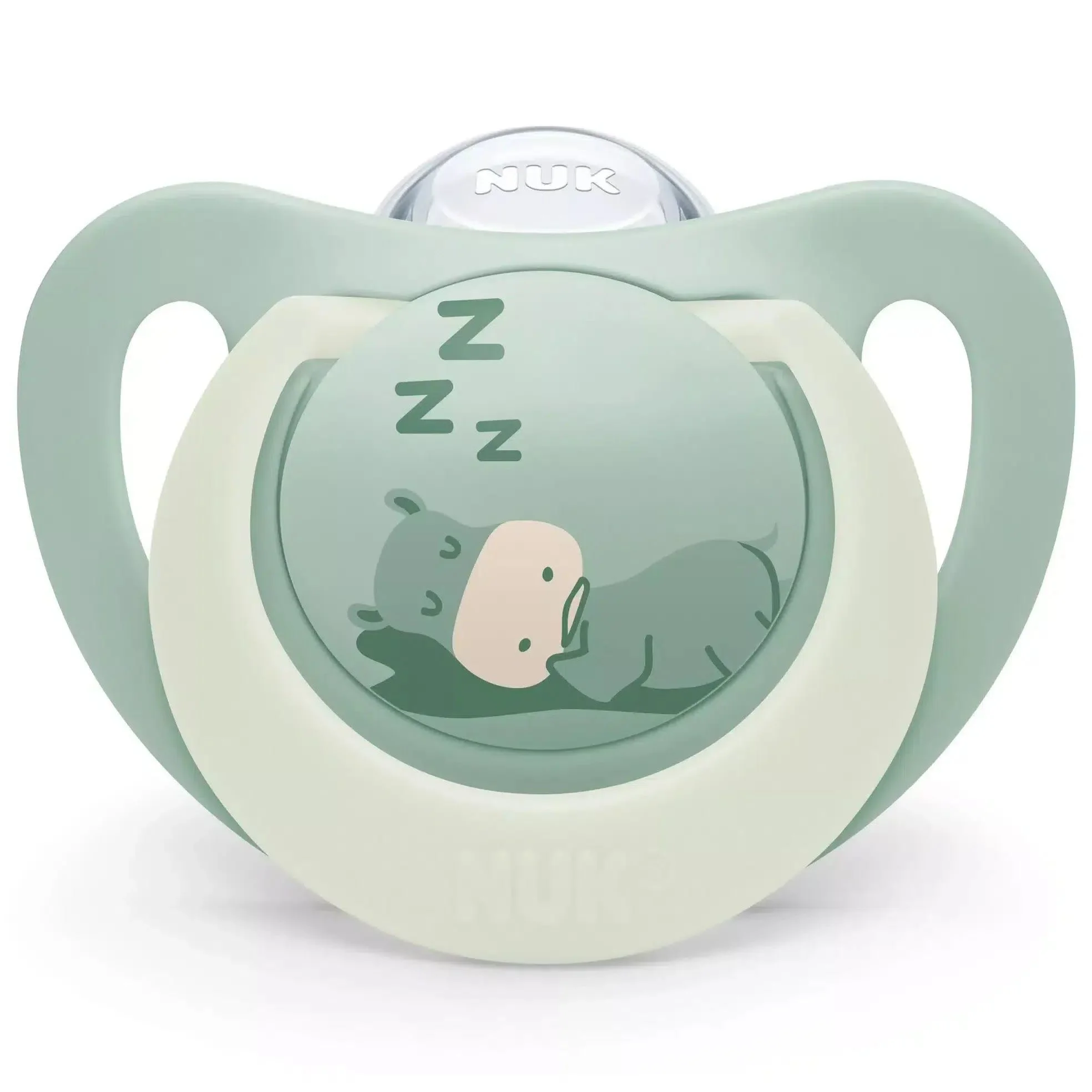 Ортодонтическая силиконовая пустышка NUK First Choice Night светящаяся (6-18 мес.) foto