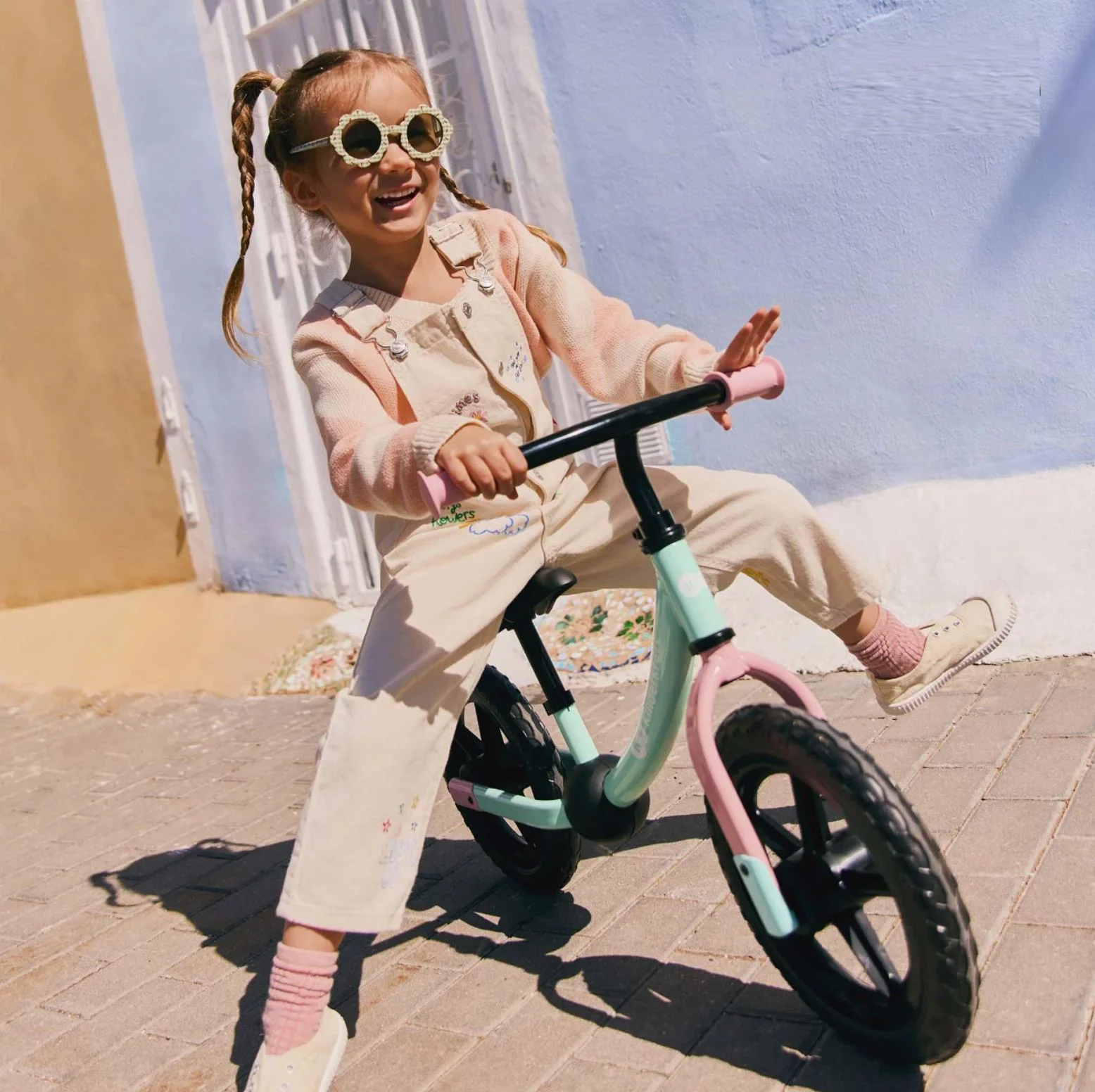 Bicicleta fara pedale Kinderkraft 2Way Candy Mint foto