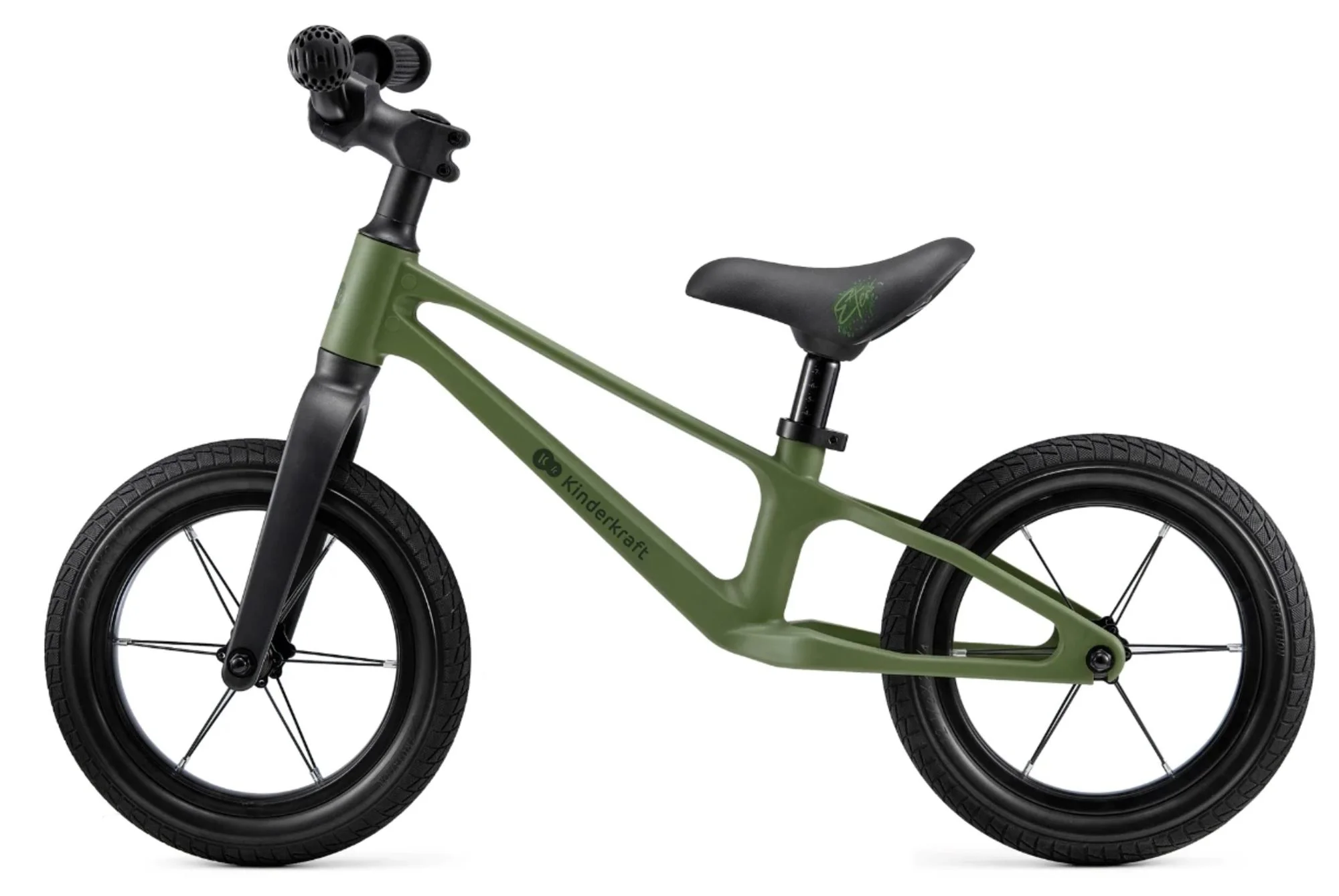 Bicicleta fara pedale Kinderkraft Enter Verde foto