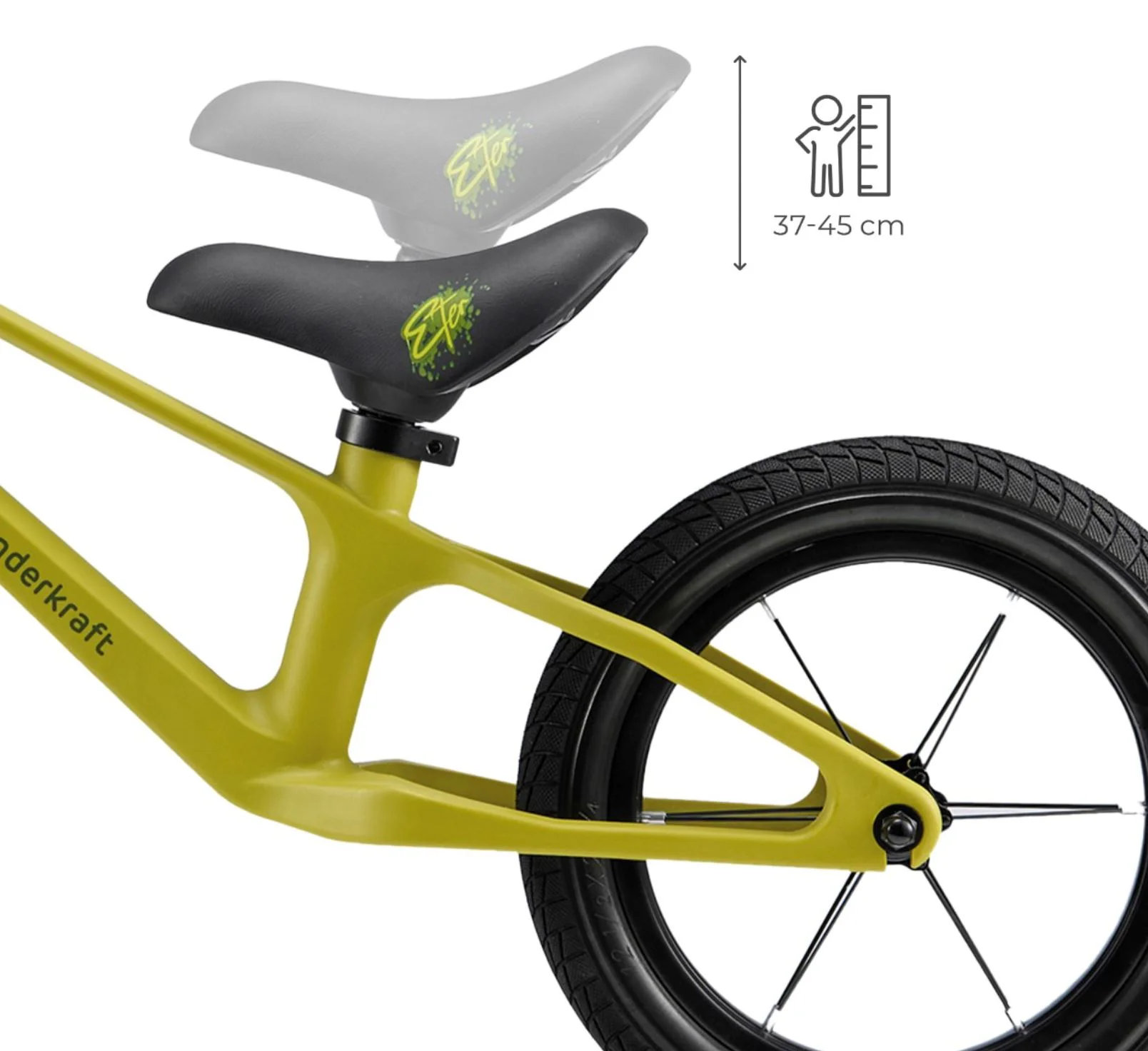 Bicicleta fara pedale Kinderkraft Enter Lime foto