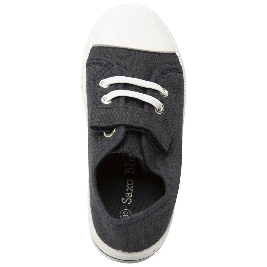 Saxo Blues Ghetute cu velcro si sireturi elastice Black foto