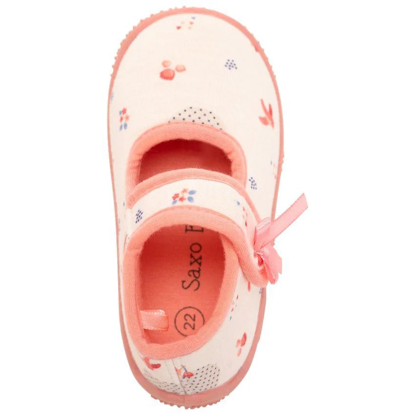 Saxo Blues Papucei cu velcro Pink Print foto