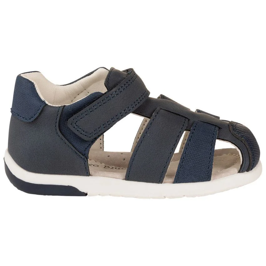 Saxo Blues Sandale inchise cu velcro Blue foto