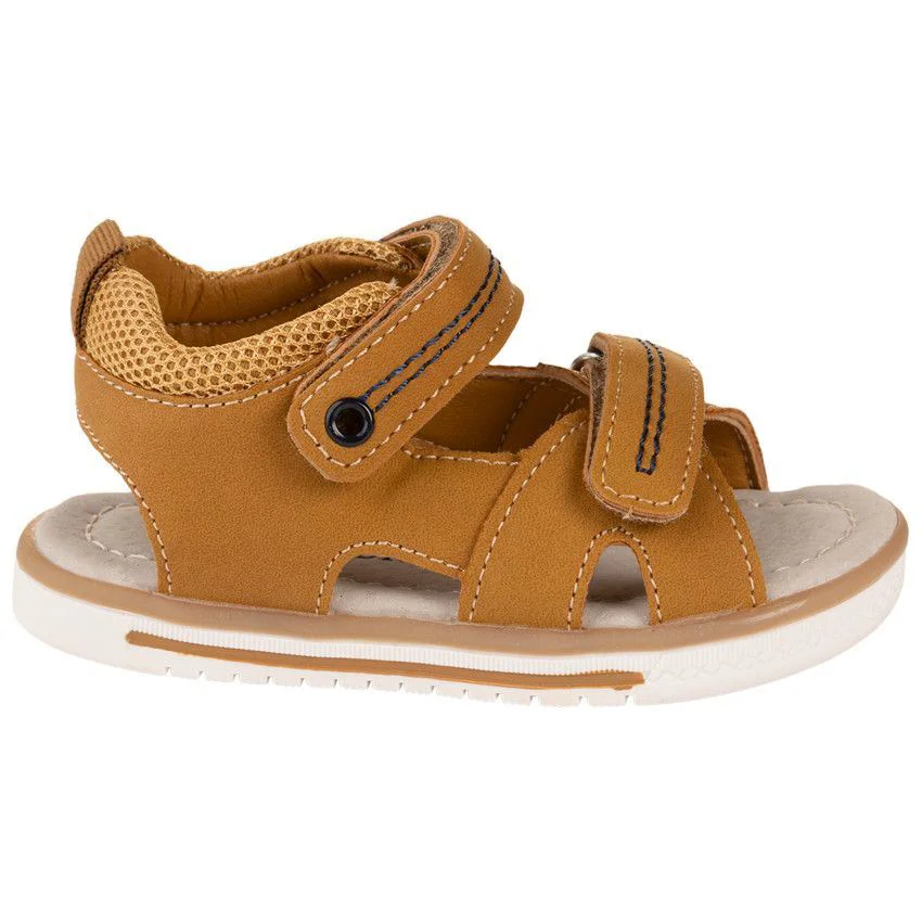 Saxo Blues Sandale deschise cu velcro Brown foto