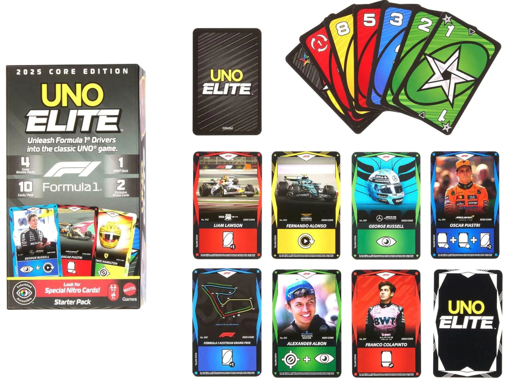 Игровой набор Mattel UNO Elite Formula 1 foto