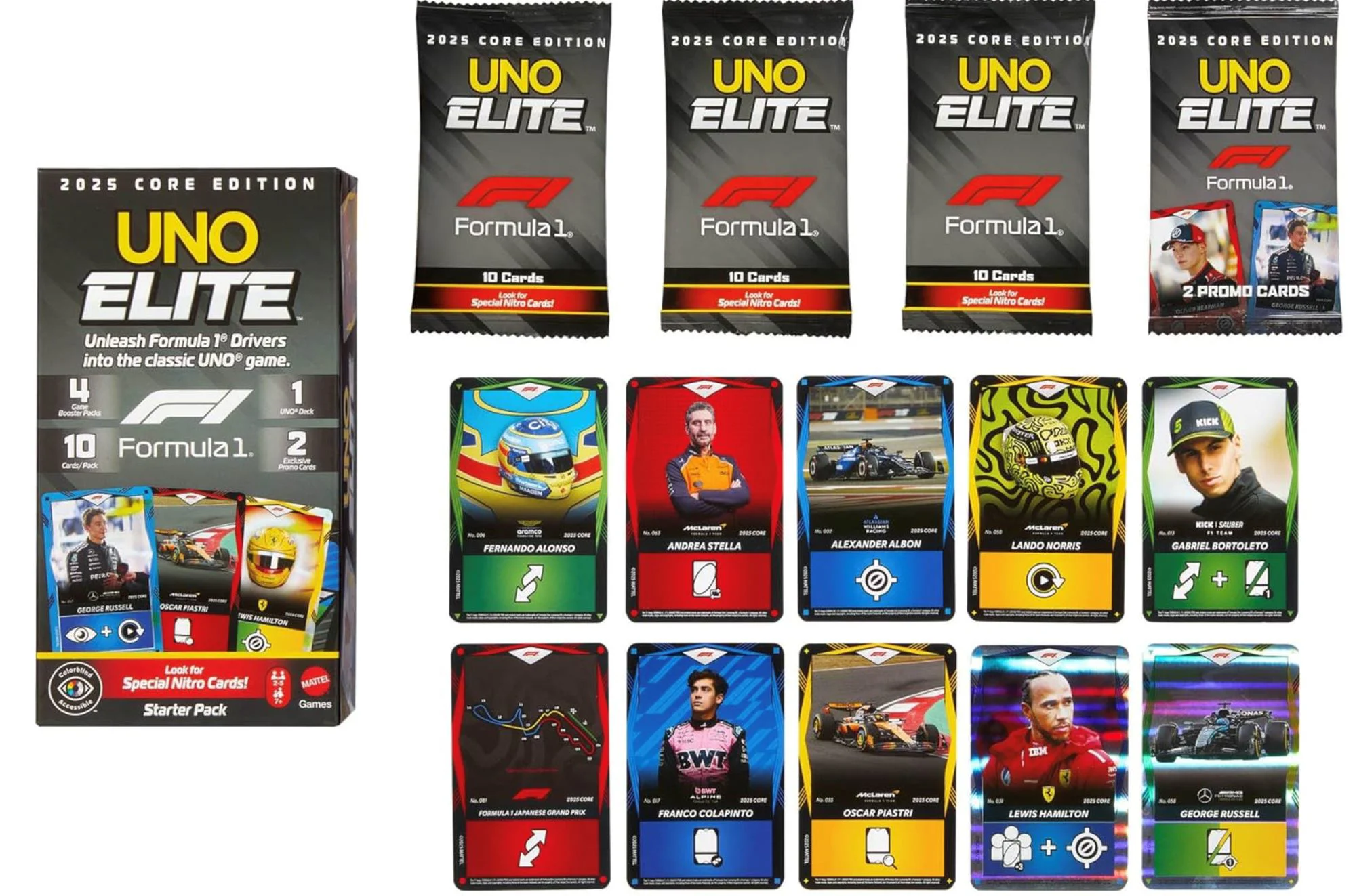 Игровой набор Mattel UNO Elite Formula 1 foto