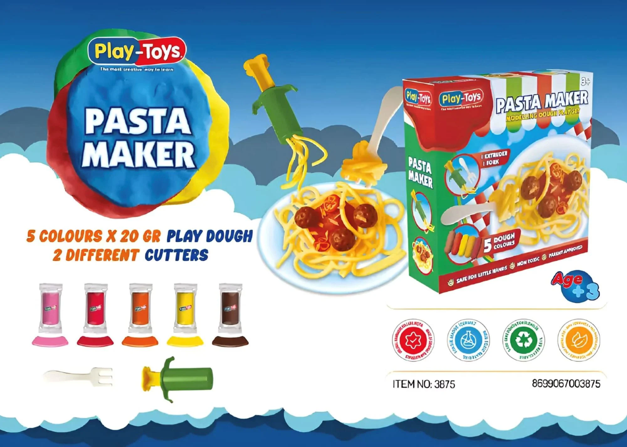 Set de creatie Play Toys Prepara paste foto