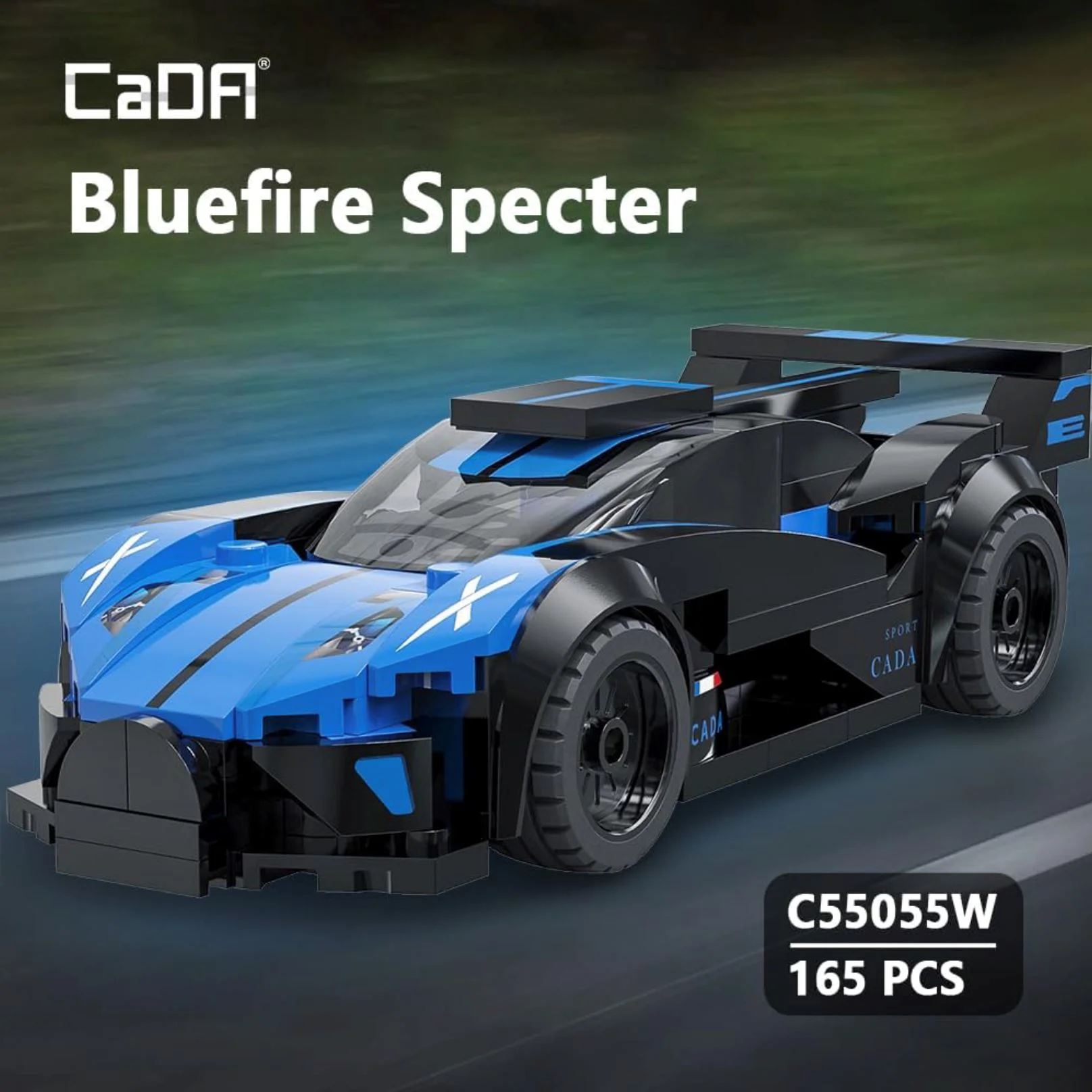 Set de constructie CaDa Blue Flame Specter, 165 el. foto