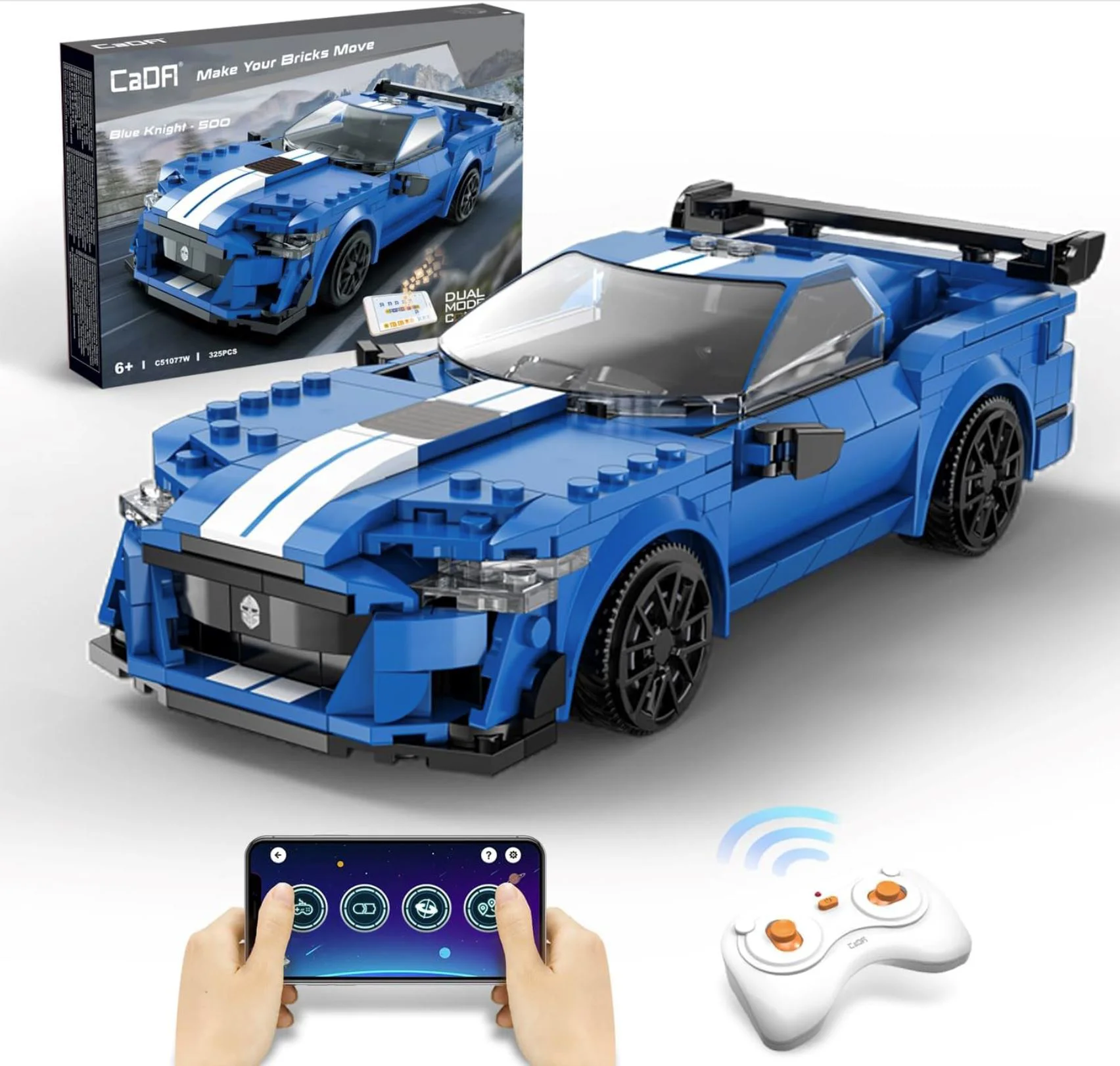 Конструктор CaDa Blue Knight 500, 325 эл. foto