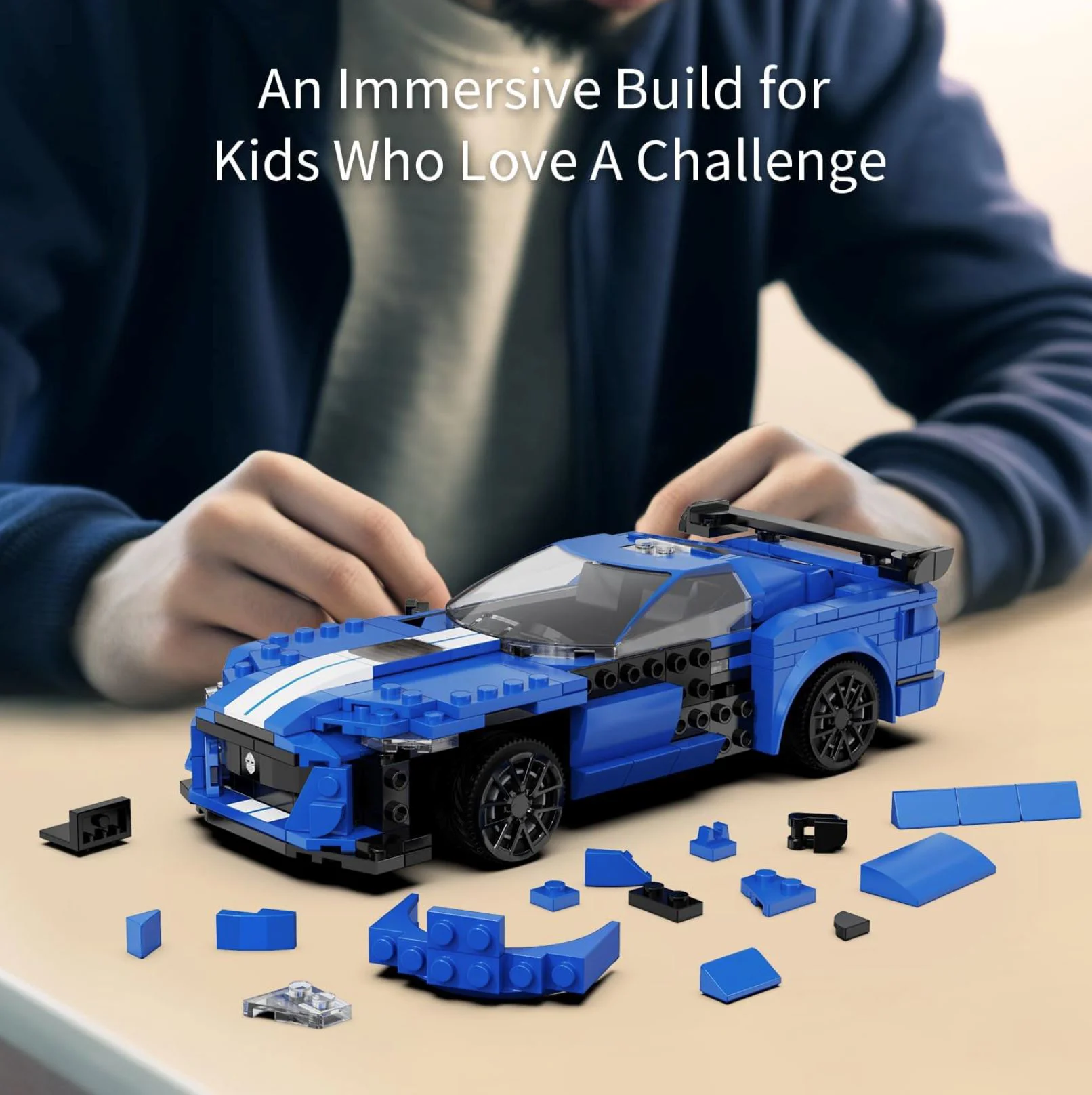 Конструктор CaDa Blue Knight 500, 325 эл. foto