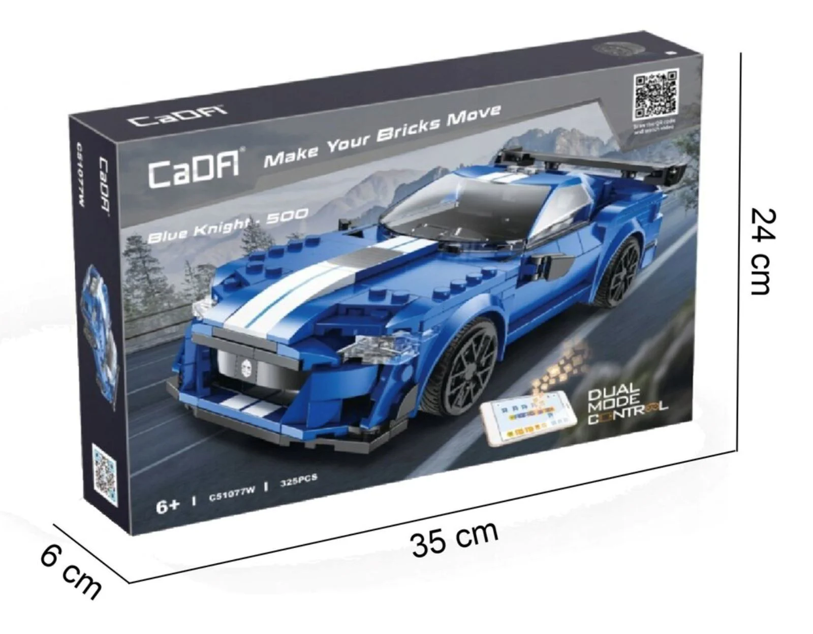Конструктор CaDa Blue Knight 500, 325 эл. foto