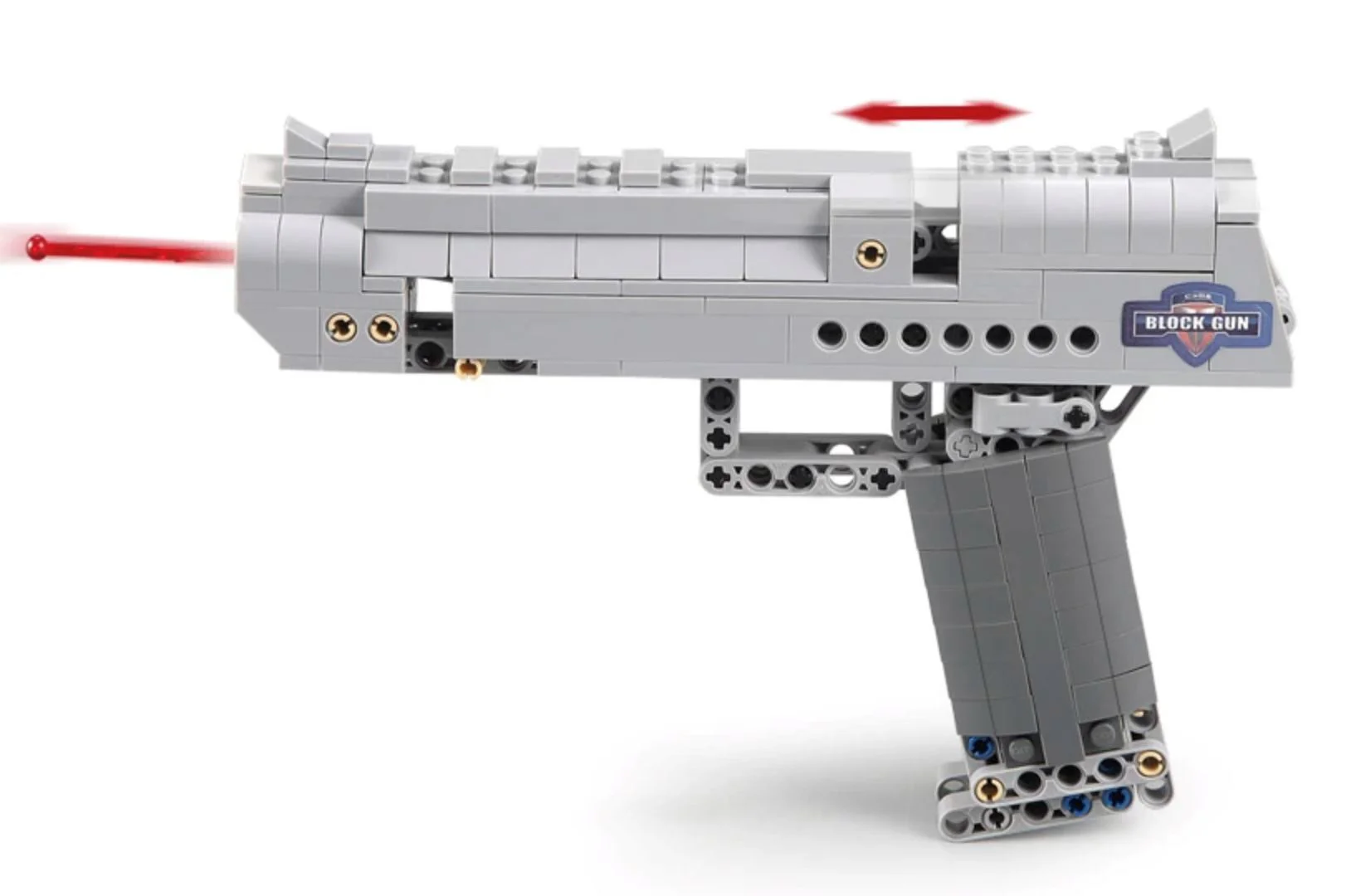 Set de constructie CaDa Pistol Desert Falcon, 307 el. foto