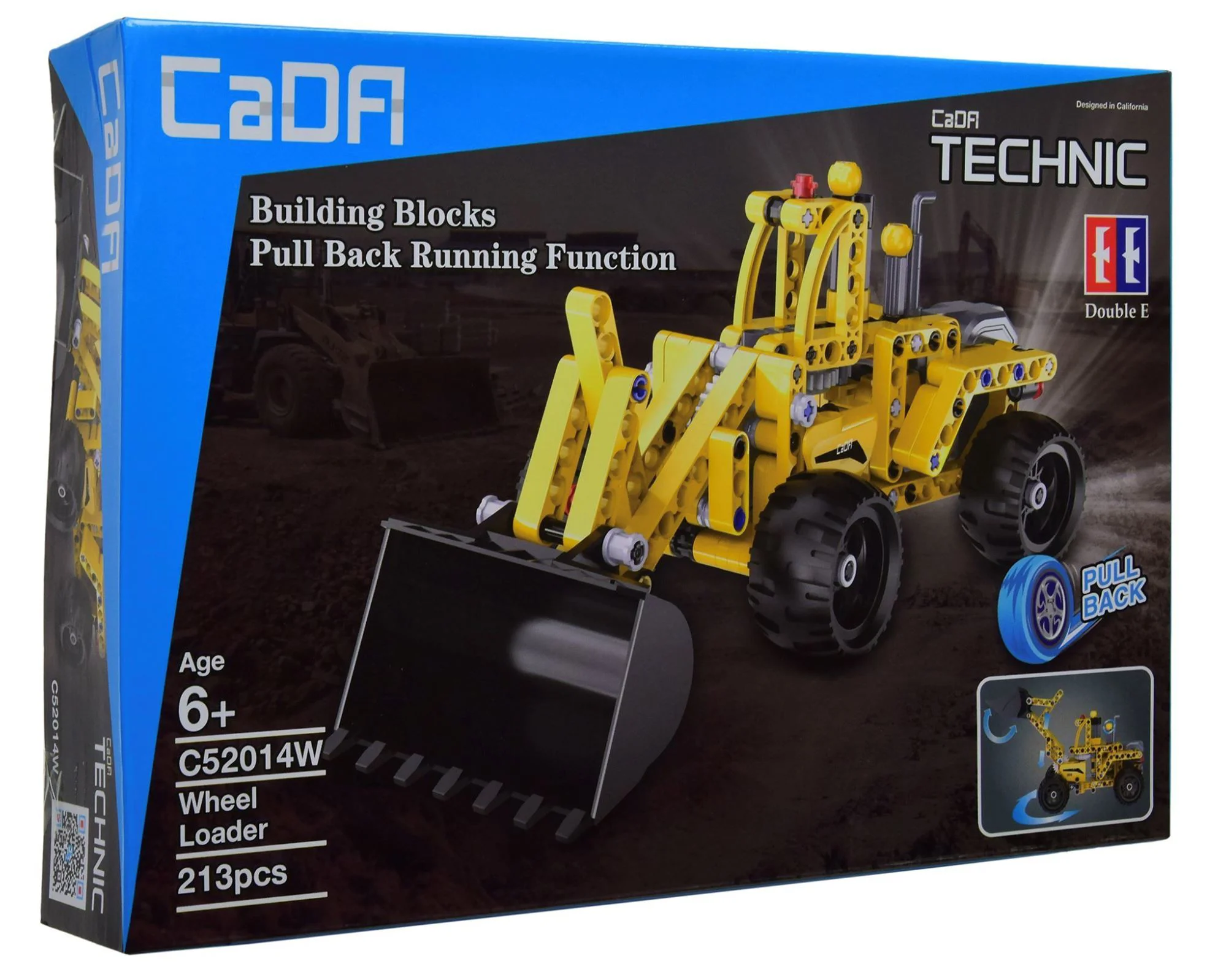 Set de constructie CaDa Wheel Loader, 213 el. foto