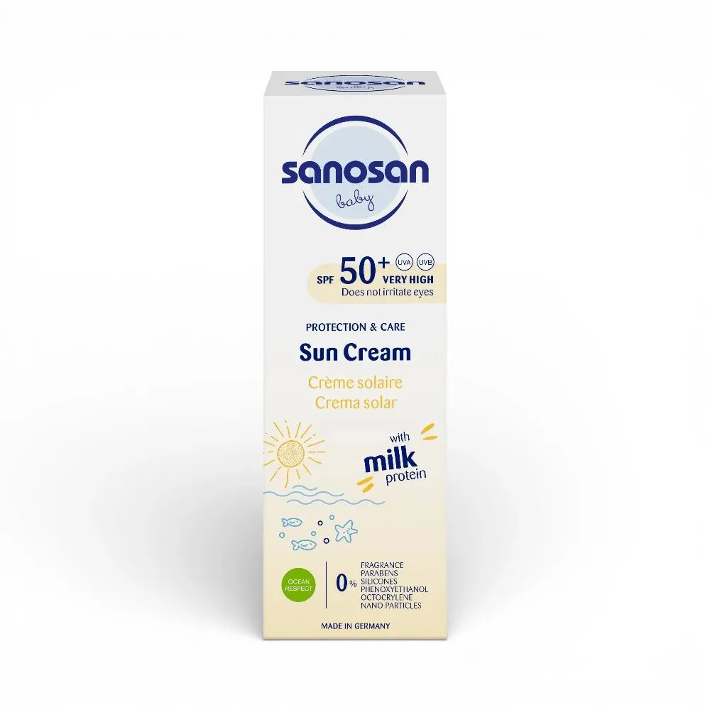 Солнцезащитный крем Sanosan SPF 50+, 30 мл (0+ месяцев) foto