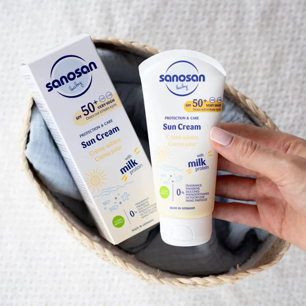 Солнцезащитный крем Sanosan SPF 50+, 30 мл (0+ месяцев) foto
