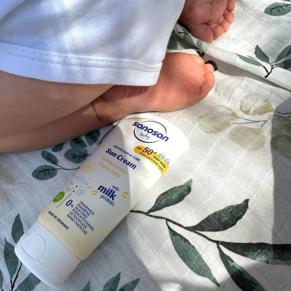 Солнцезащитный крем Sanosan SPF 50+, 30 мл (0+ месяцев) foto