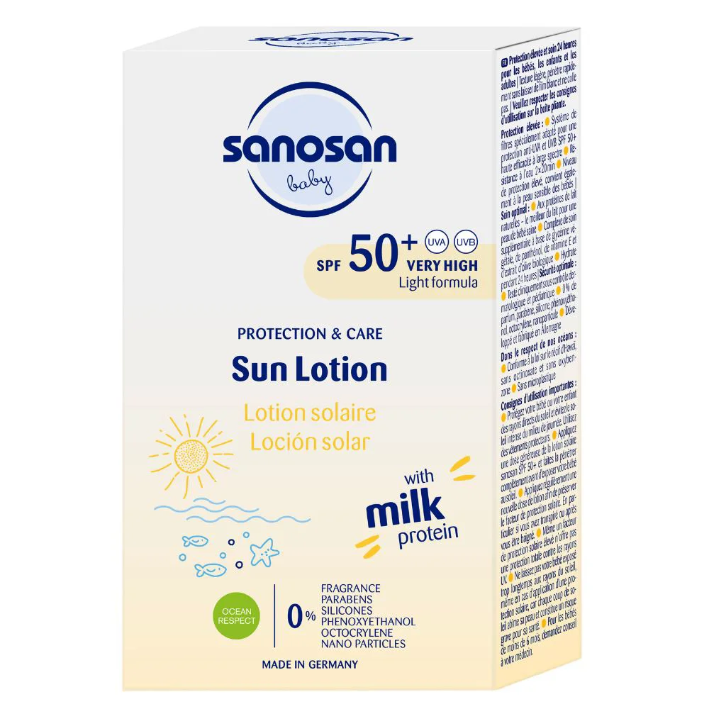 Солнцезащитный лосьон SPF 50+ Sanosan (0+ мес), 100 мл foto