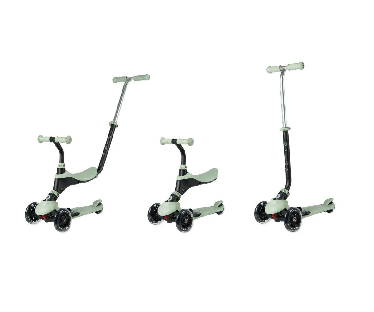 Trotineta 3 in 1  Qplay Sema Pro Green foto