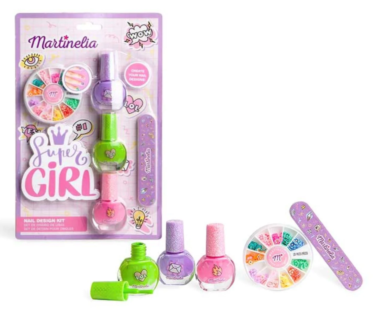 Набор для маникюра Martinelia Super Girl Nail Design Kit foto