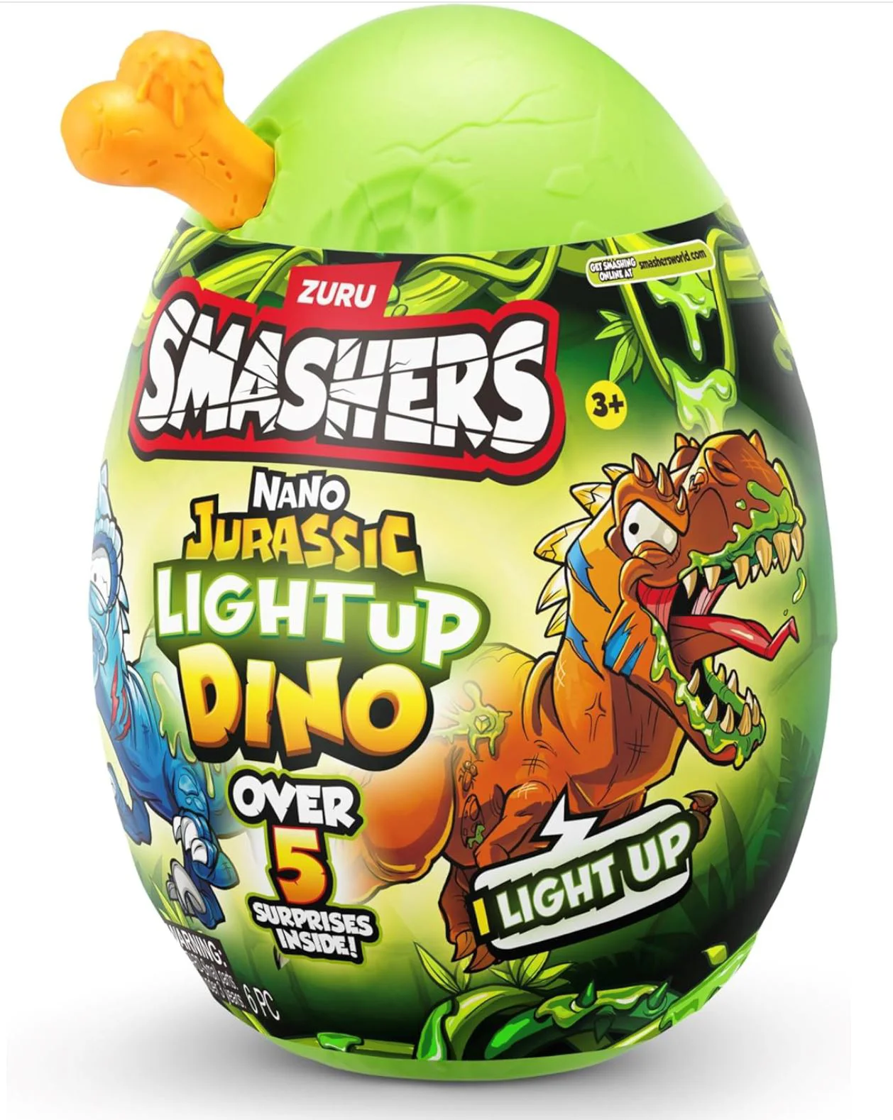 Ou-surpriza Zuru Smashers Nano Jurrasic Dinozaur foto
