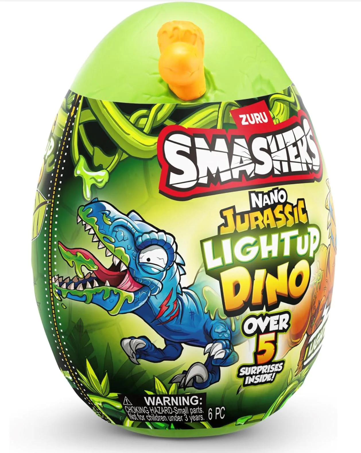 Ou-surpriza Zuru Smashers Nano Jurrasic Dinozaur foto