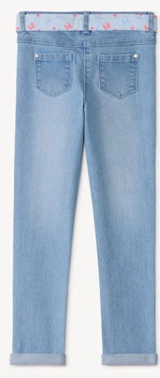 Orchestra Blugi skinny cu centura Light Blue foto