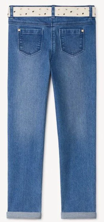 Orchestra Blugi skinny cu centura Dark Blue foto