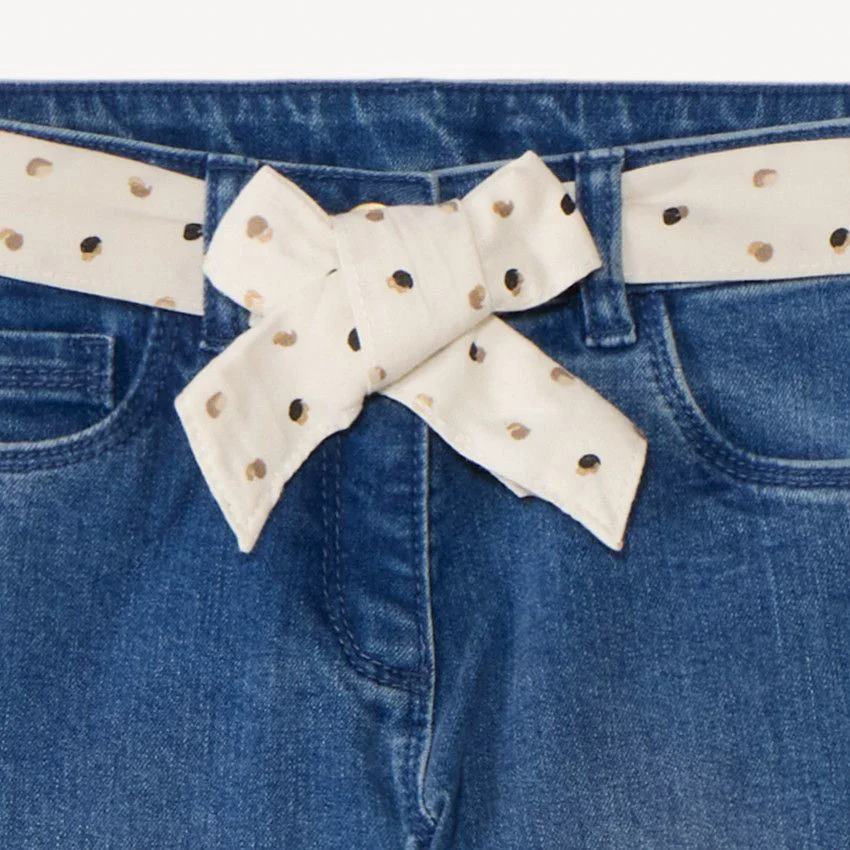 Orchestra Blugi skinny cu centura Dark Blue foto