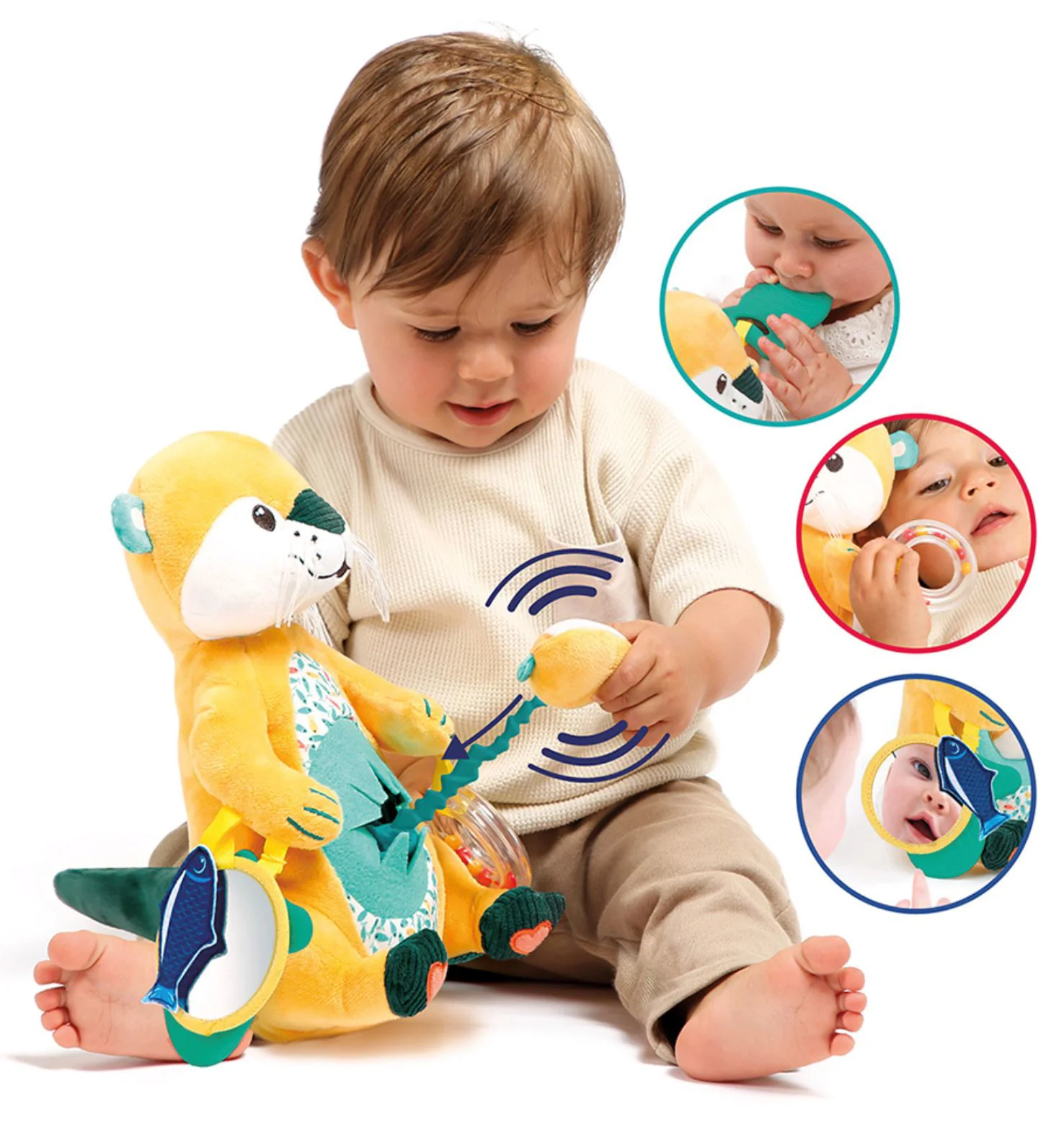 Jucarie interactiva Ludi Nutra, 25 cm foto