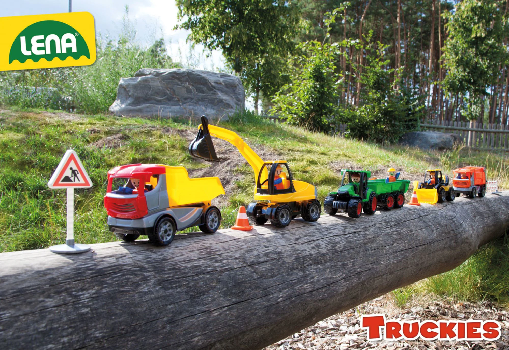 Masina cu figurina Lena Truckies Pickup foto
