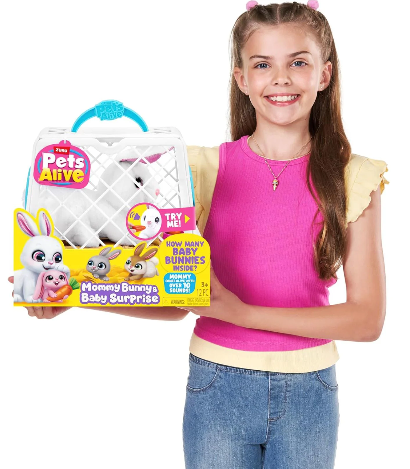 Интерактивная игрушка Zuru Pets Alive Кролик foto