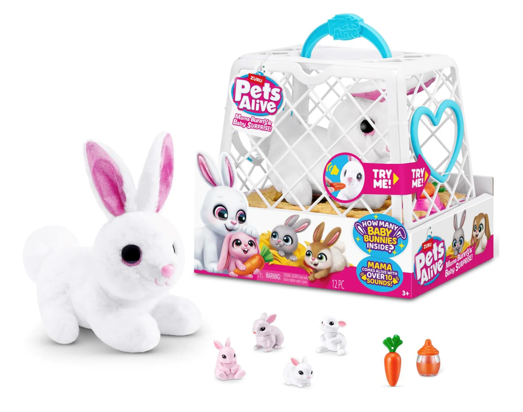 Интерактивная игрушка Zuru Pets Alive Кролик foto