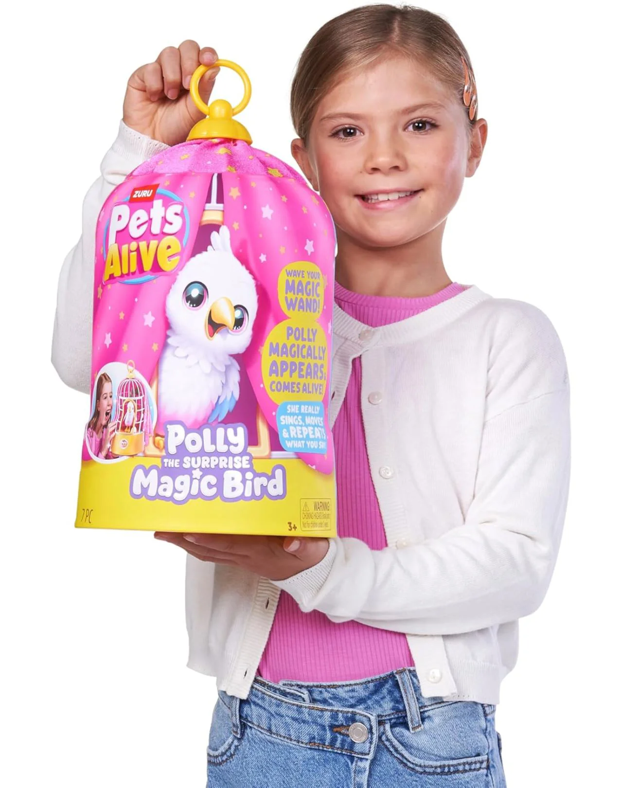 Jucarie interactiva Zuru Pets Alive Polly Pasare magica foto