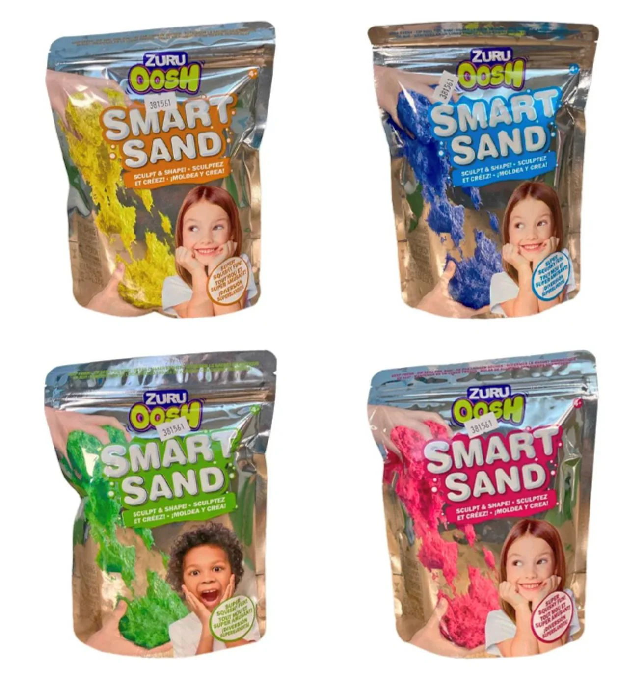 Nisip kinetic Zuru Oosh Smart Sand, 500 gr. foto