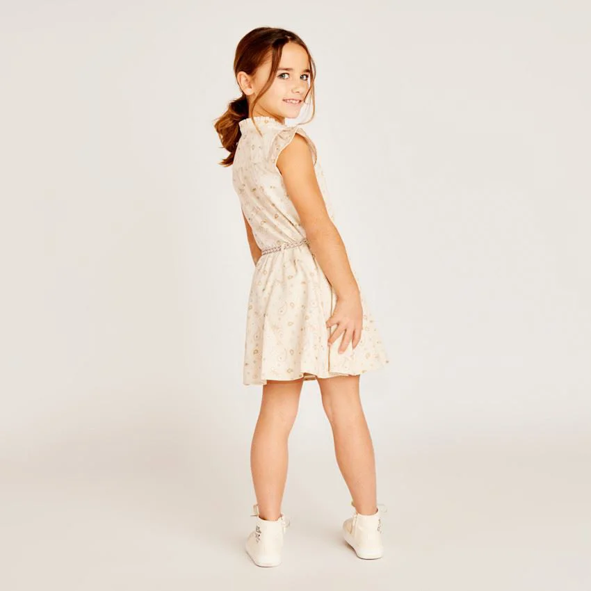 Orchestra Rochita cu maneca scurta si centura foto