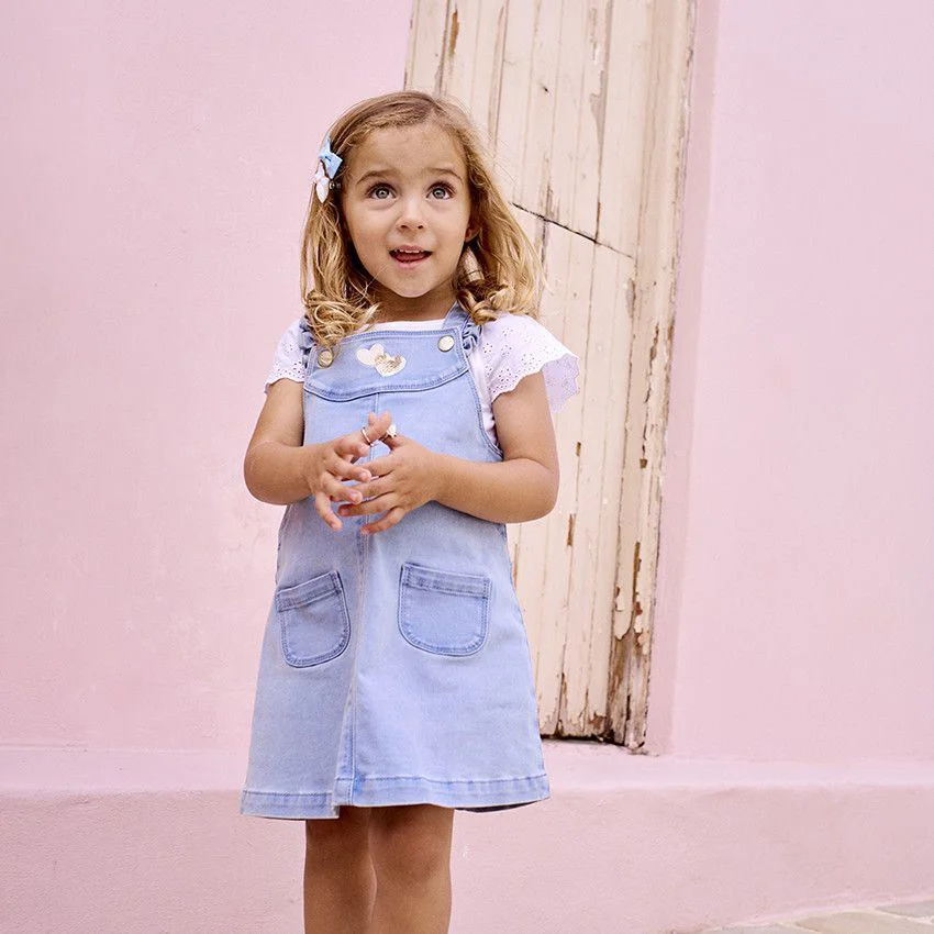 Orchestra Rochie salopeta Blue Hearts foto