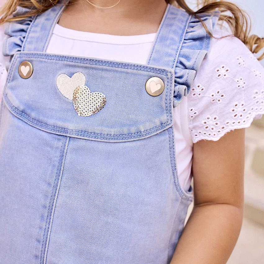Orchestra Rochie salopeta Blue Hearts foto