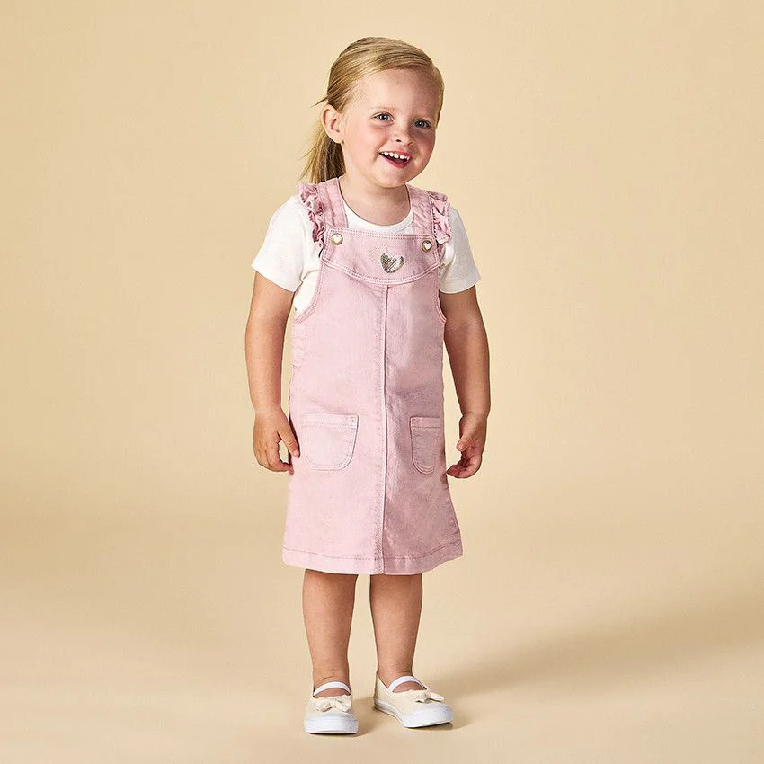 Orchestra Rochie salopeta Pink Hearts foto