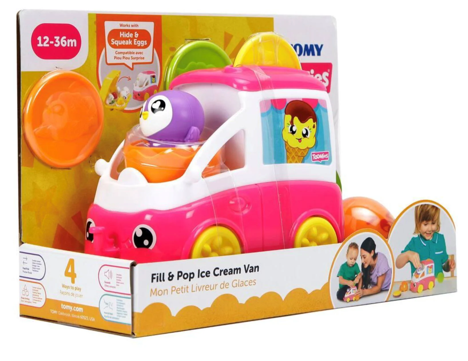 Интерактивная машинка Tomy Фургон с мороженым foto