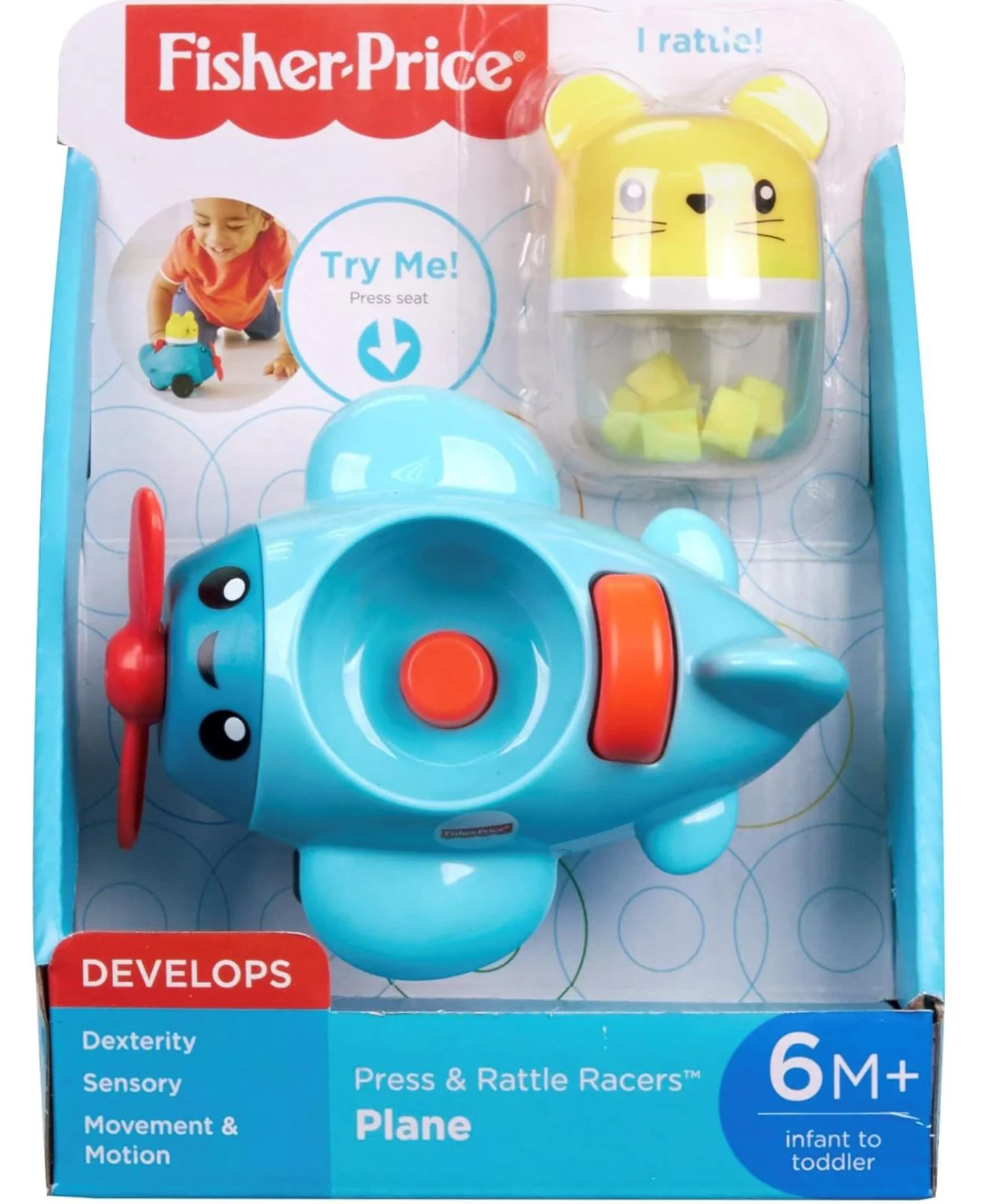Интерактивная игрушка Fisher-Price Животные в машинках foto